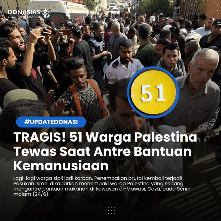 📰 TRAGIS! 51 Warga Palestina Tewas Saat Antre Bantuan Kemanusiaan