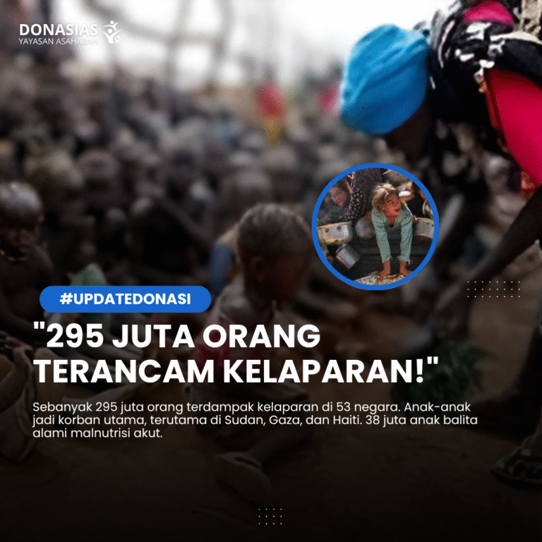 🌍 “295 Juta Orang Terancam Kelaparan!” Krisis Kemanusiaan Terus Meluas di 53 Negara